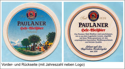 Vorder- und Rückseite (mit Jahreszahl neben Logo)