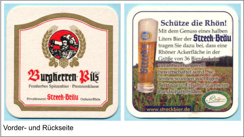 Vorder- und Rückseite