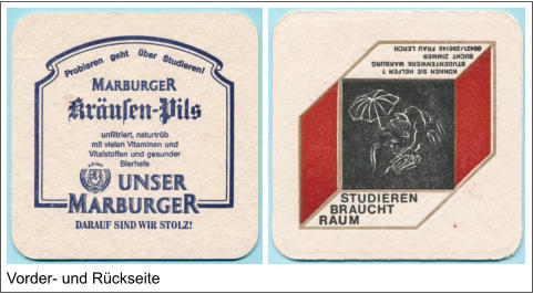 Vorder- und Rückseite