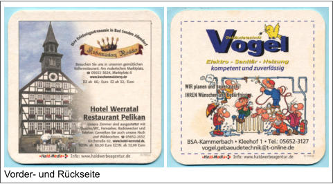 Vorder- und Rückseite