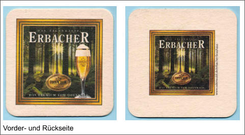 Vorder- und Rückseite