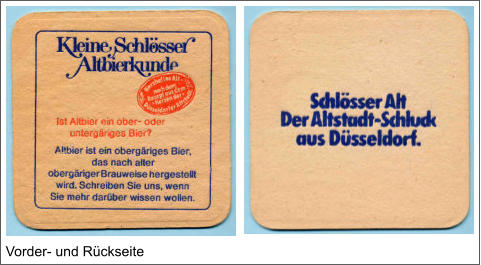 Vorder- und Rückseite