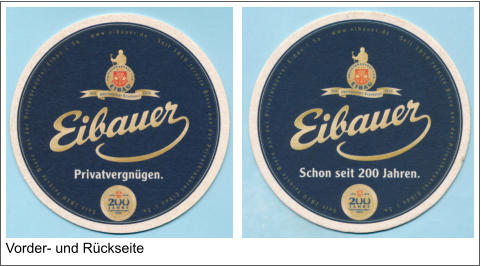 Vorder- und Rückseite