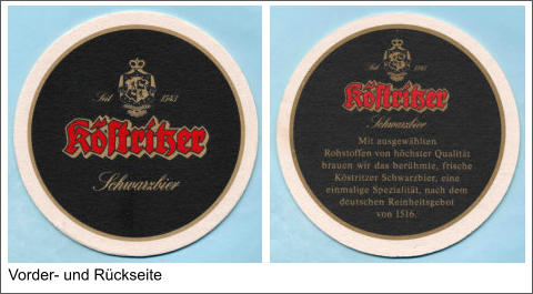 Vorder- und Rückseite