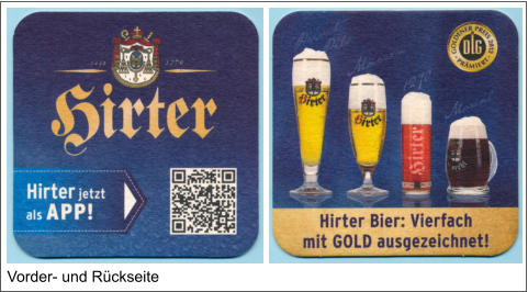 Vorder- und Rückseite