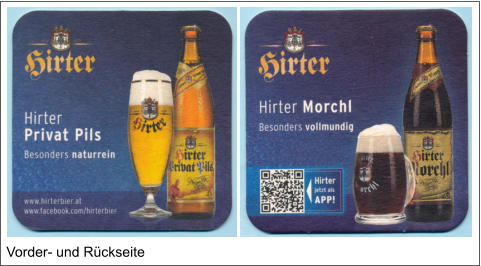 Vorder- und Rückseite