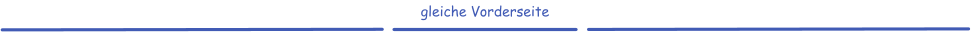 gleiche Vorderseite