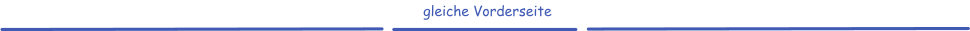gleiche Vorderseite