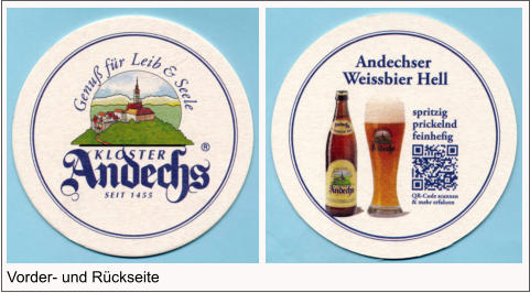 Vorder- und Rückseite