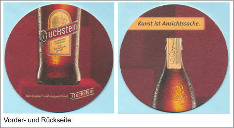 Vorder- und Rückseite