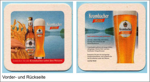 Vorder- und Rückseite