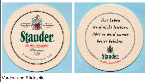 Vorder- und Rückseite