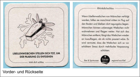 Vorder- und Rückseite