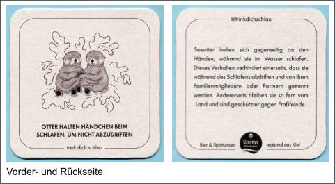 Vorder- und Rückseite