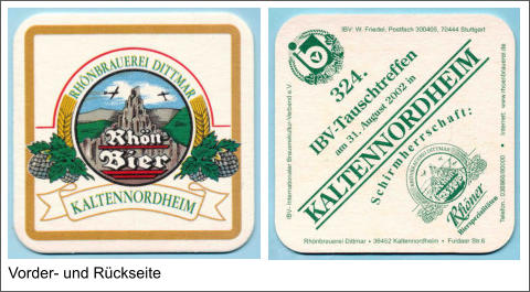 Vorder- und Rückseite