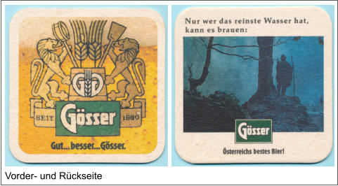 Vorder- und Rückseite