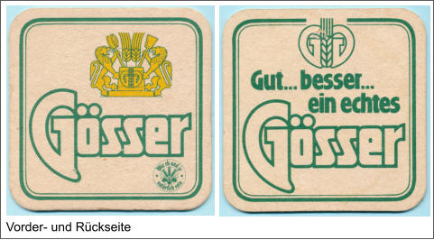 Vorder- und Rückseite
