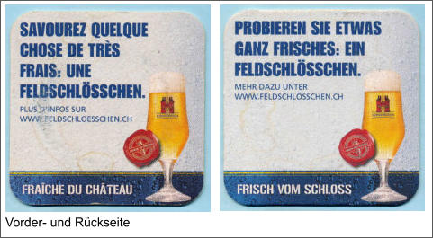 Vorder- und Rückseite