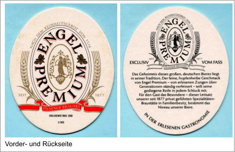 Vorder- und Rückseite