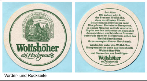 Vorder- und Rückseite