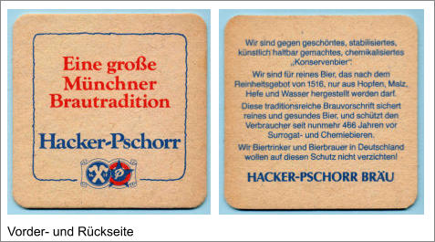 Vorder- und Rückseite