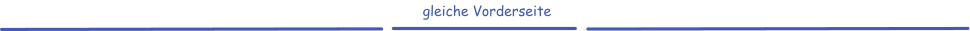 gleiche Vorderseite