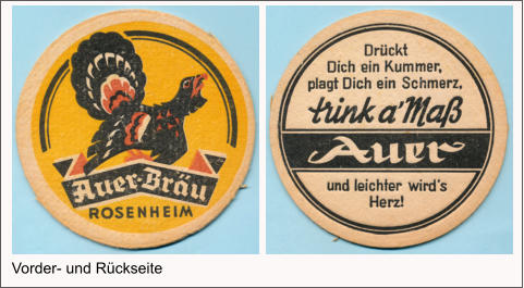 Vorder- und Rückseite