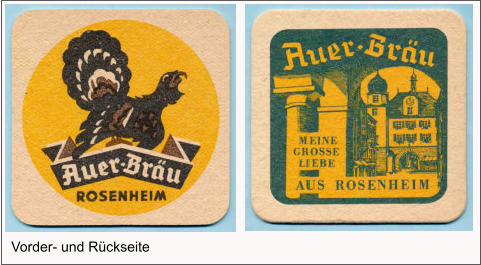 Vorder- und Rückseite