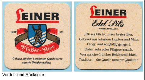 Vorder- und Rückseite
