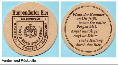 Vorder- und Rückseite