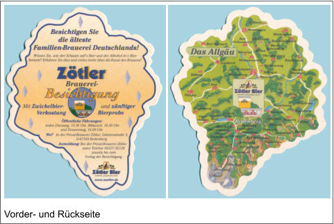 Vorder- und Rückseite
