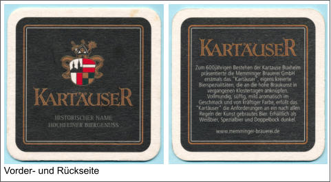 Vorder- und Rückseite