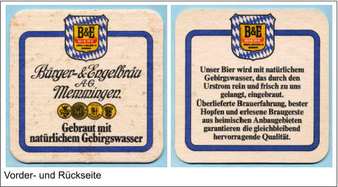 Vorder- und Rückseite