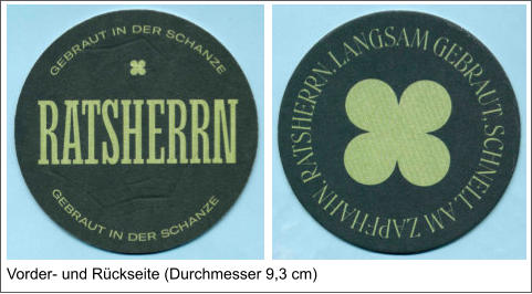 Vorder- und Rückseite (Durchmesser 9,3 cm)