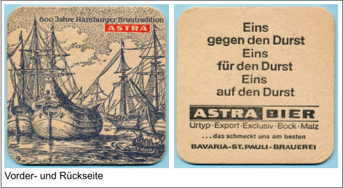Vorder- und Rückseite