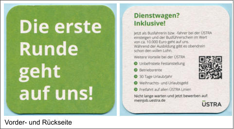 Vorder- und Rückseite