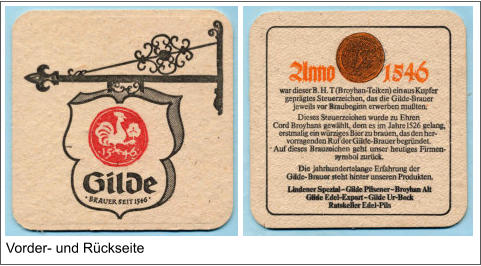 Vorder- und Rückseite