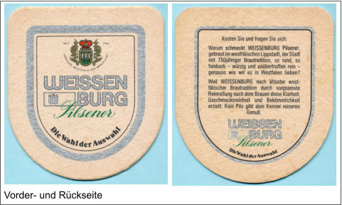 Vorder- und Rückseite