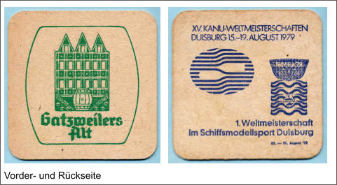 Vorder- und Rückseite