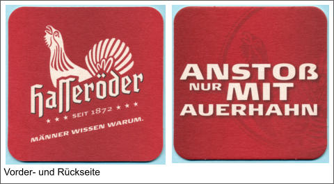 Vorder- und Rückseite