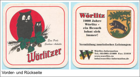 Vorder- und Rückseite