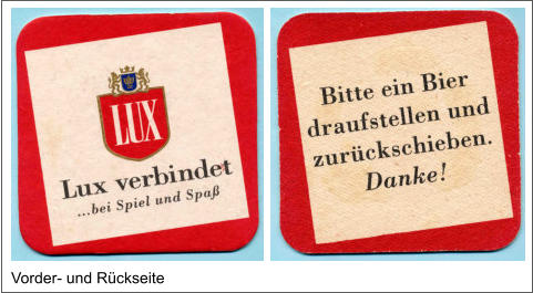 Vorder- und Rückseite