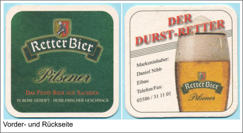 Vorder- und Rückseite