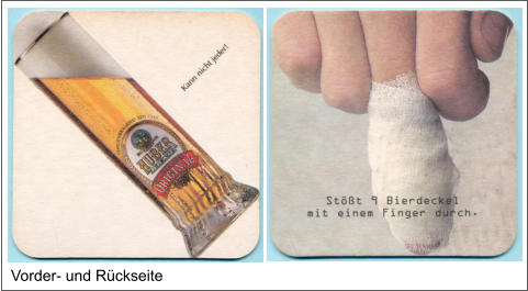 Vorder- und Rückseite