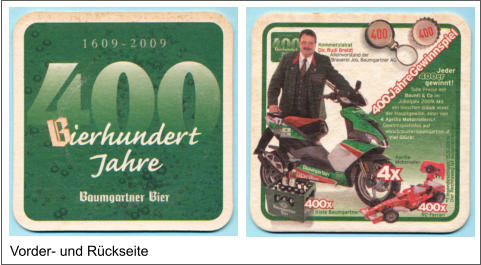 Vorder- und Rückseite