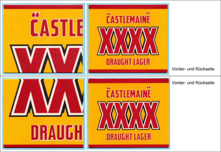 Vorder- und Rückseite Vorder- und Rückseite