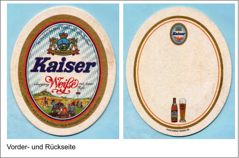 Vorder- und Rückseite