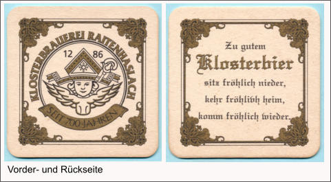 Vorder- und Rückseite