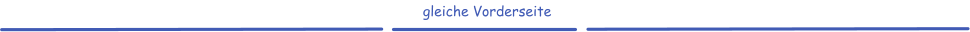gleiche Vorderseite