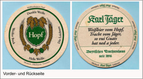 Vorder- und Rückseite